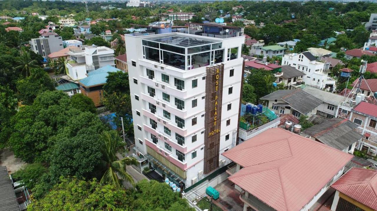 Rose Palace Hotel Yangon Bagian luar foto