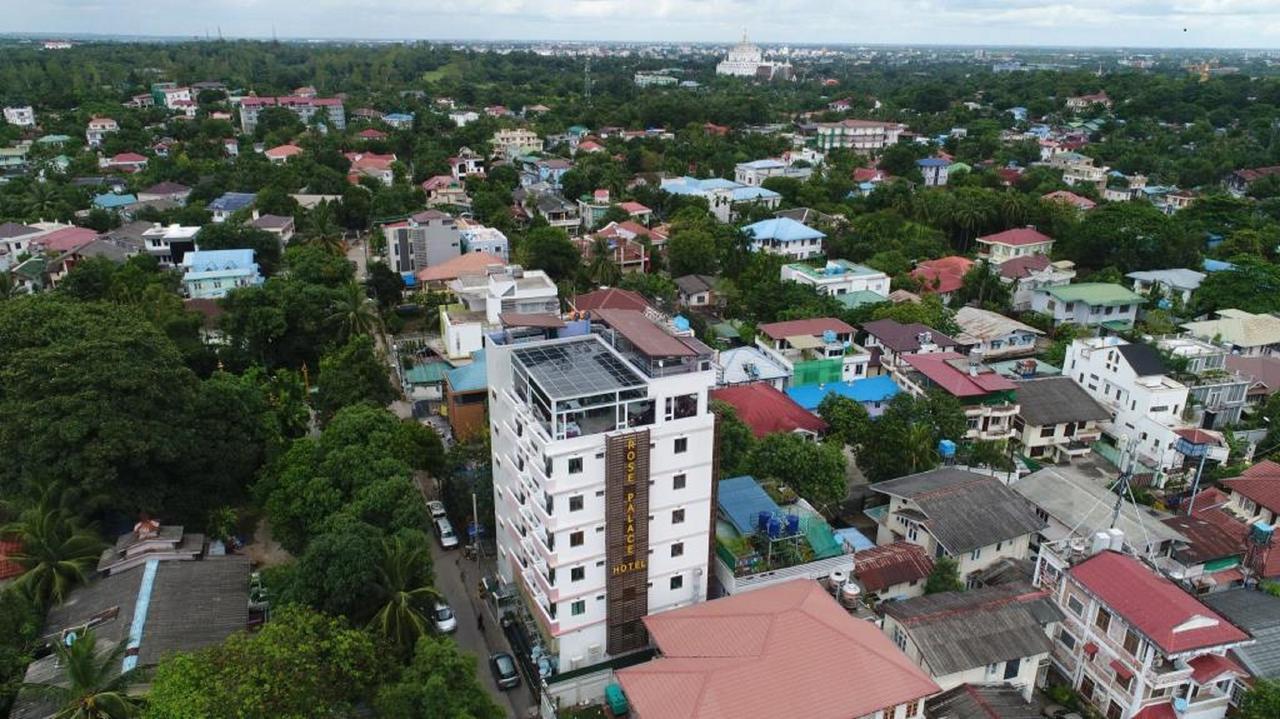 Rose Palace Hotel Yangon Bagian luar foto